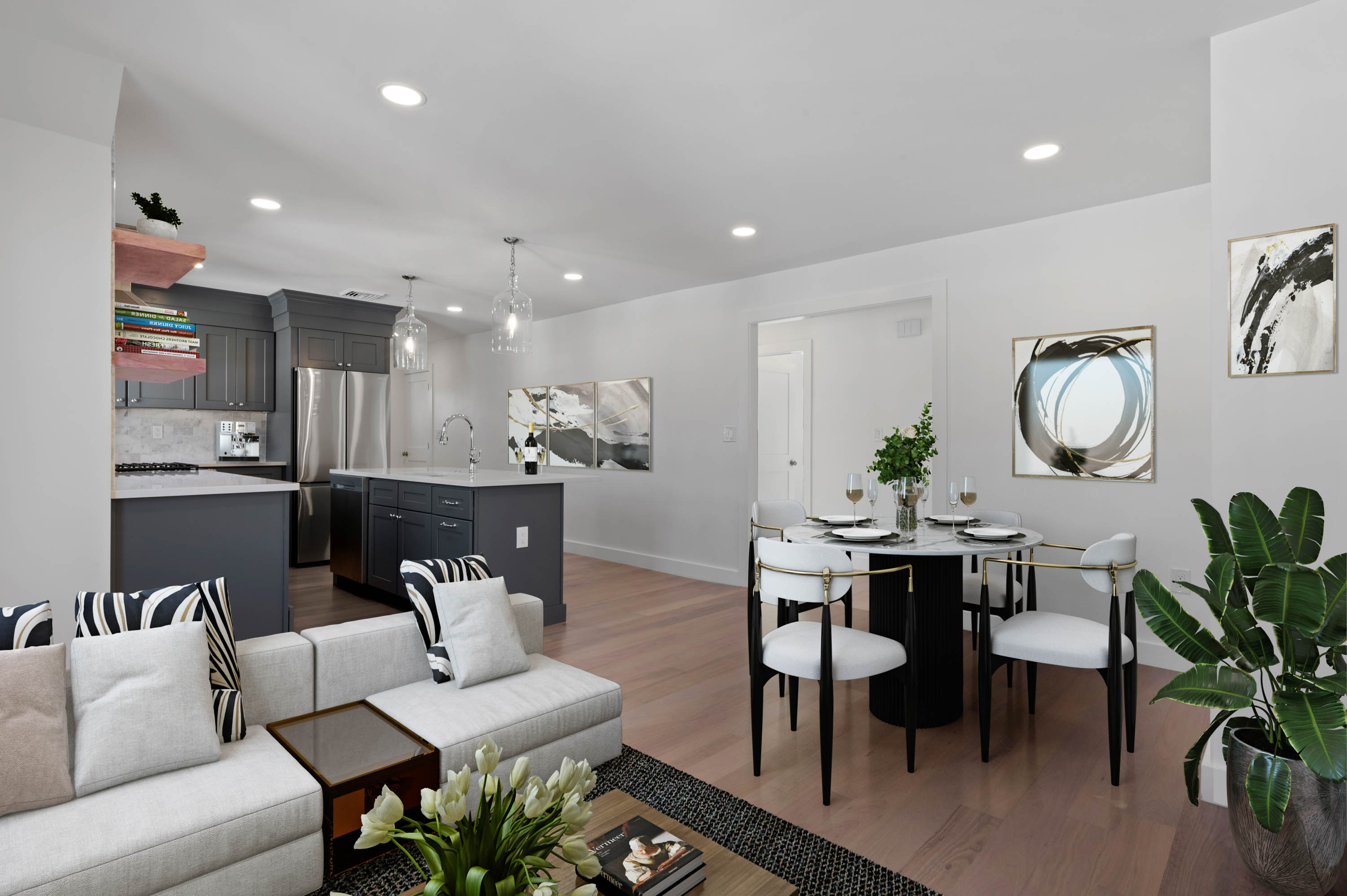 Virtual Staging Before and After Raleigh NC - ListingLens Photo After